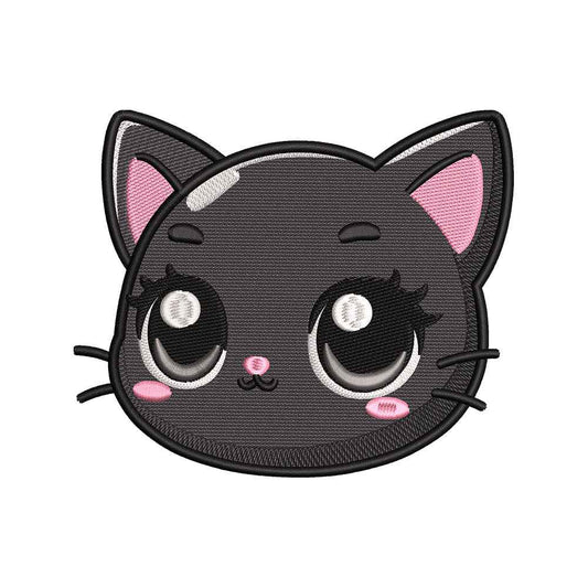 Black Cat Baby Cute Embroidery Design - 09052417