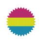 Pansexual Pride flag machine embroidery designs - 1010004