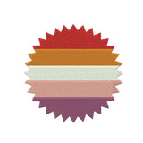Lesbian Pride flag machine embroidery designs - 1010006