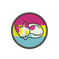 Cute pansexual pride flag embroidery designs - 1010028