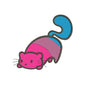 Cat embroidery designs bisexual pride flag - 1010034