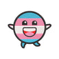 Smile embroidery designs transgender pride flag - 1010055