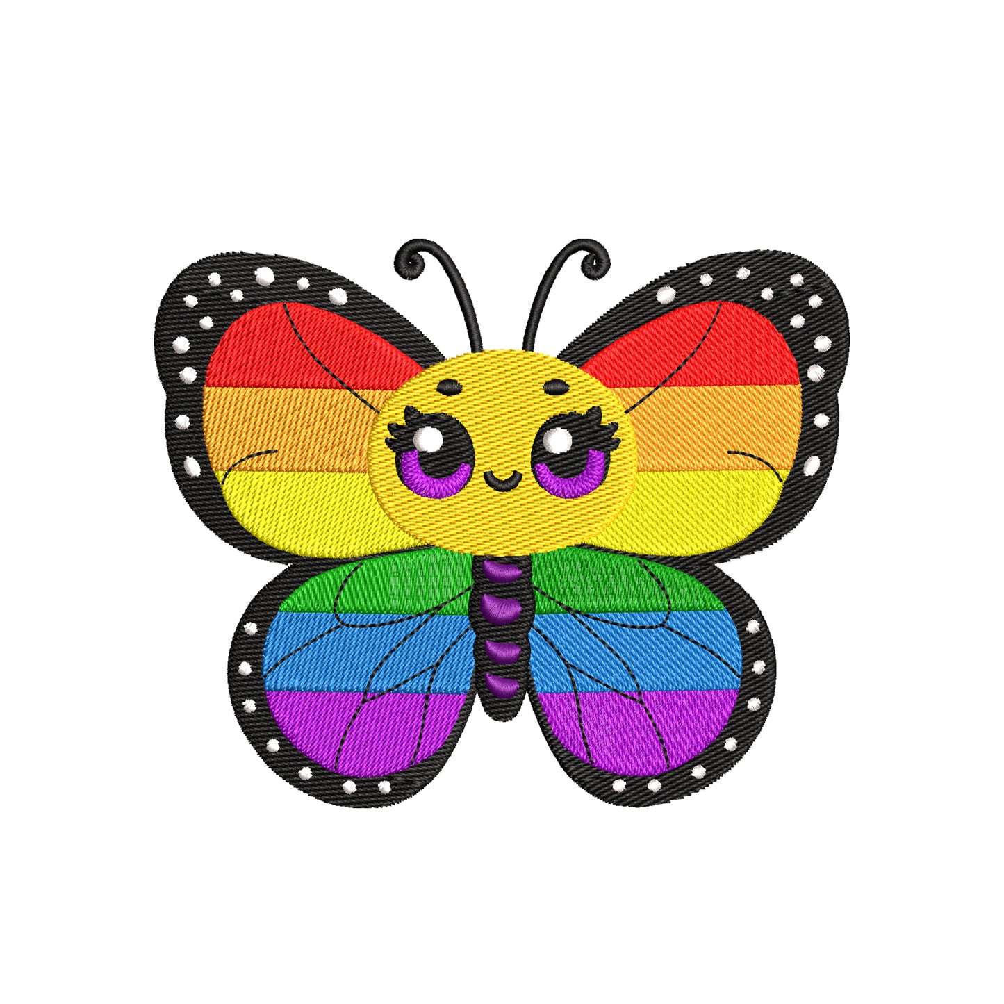 Lgbtq pride flag embroidery designs for machine - 1010056