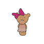 Cute bear machine embroidery designs - 110004