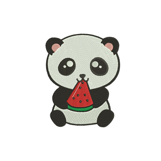 Panda bear embroidery designs - 110008