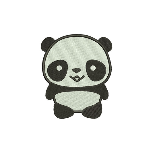 Cute panda embroidery designs - 110014