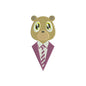 Bear in a suit embroidery designs - 110026