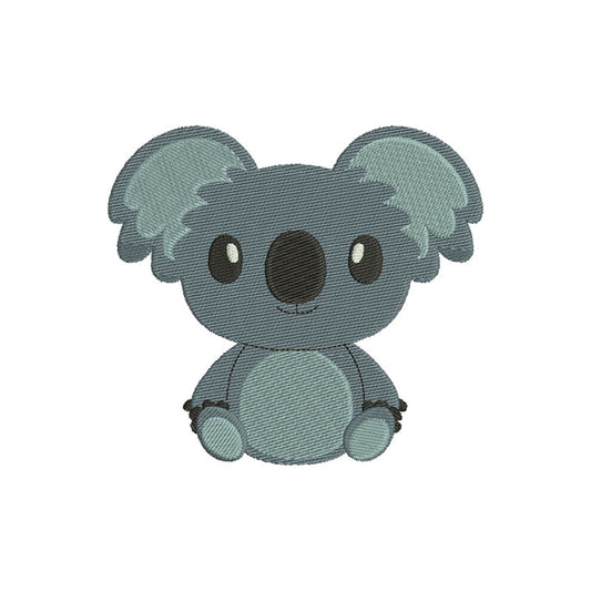 Cute koala machine embroidery designs - 110032