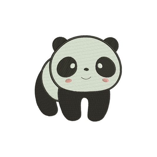 Panda machine embroidery designs for babies - 110034