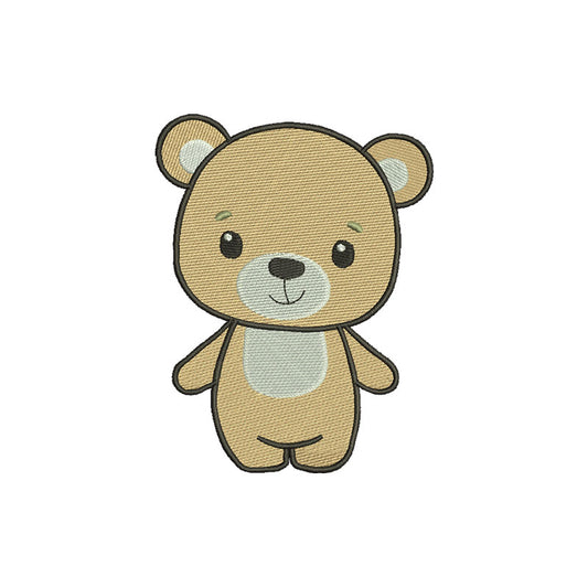 Lovely Bear Machine Embroidery Digital Files  - 110040