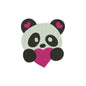 Bear with heart embroidery files - 110043