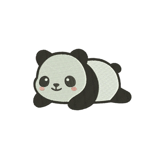 Cute panda bear machine embroidery designs - 110047