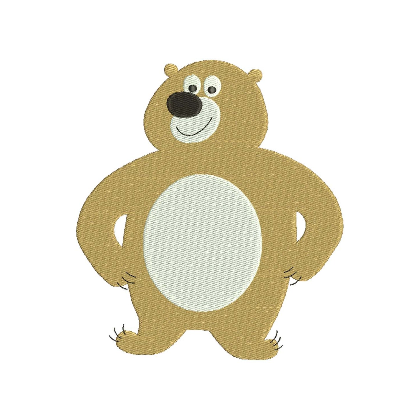 Bear machine embroidery designs - 110057