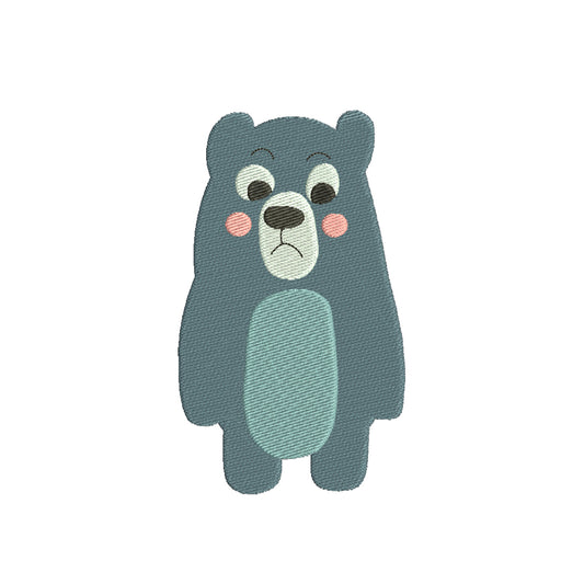 Digital embroidery files bear - 110060