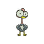 Funny bird embroidery designs - 120002