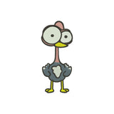 Funny bird embroidery designs - 120002