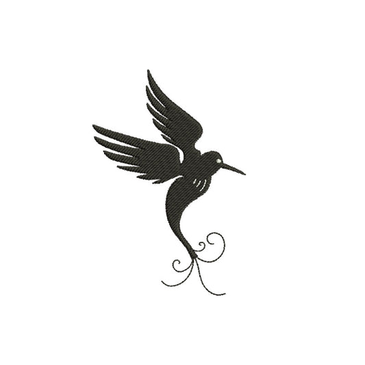 Birds silhouette embroidery designs - 120018