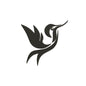 Bird embroidery designs silhouette - 120019