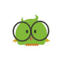 Bird with glasses embroidery files - 120031