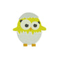 Yellow cute bird embroidery files - 120041