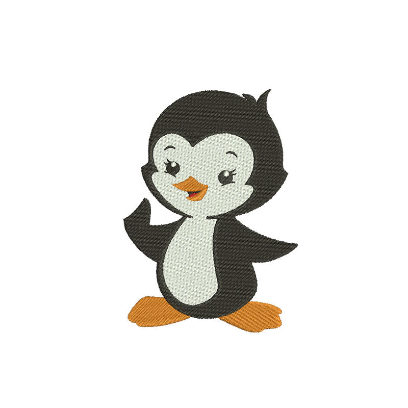 Pinguin machine embroidery designs - 120046