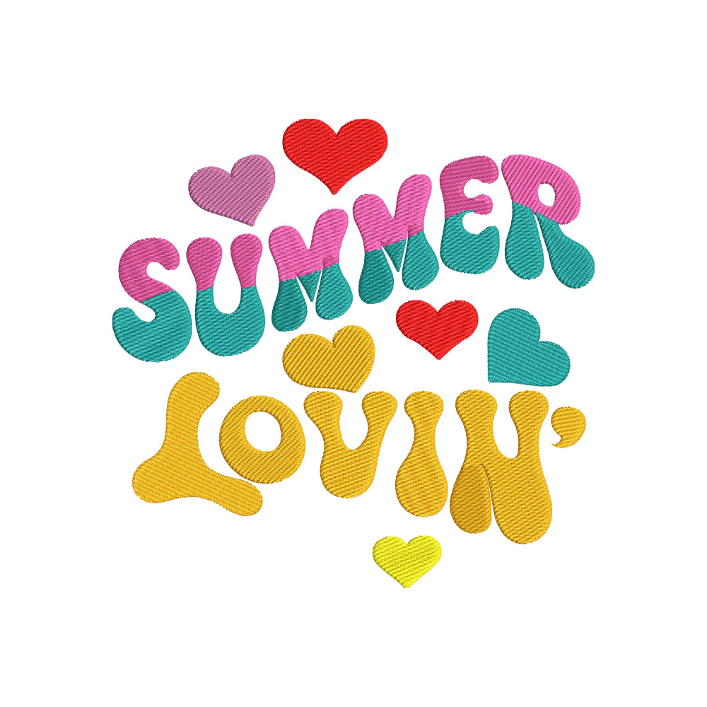 Summer Lovin' embroidery designs of machine - 12062413