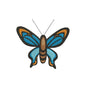 Embroidery designs colorful butterfly - 130026