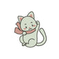 Cute Cat machine embroidery designs - 140011