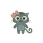 Cat machine embroidery designs for babies - 140030