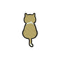 Cat back embroidery designs - 140035