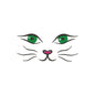 Cat face machine embroidery designs - 140048
