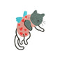 Flying Cat machine embroidery designs - 140051