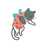 Flying Cat machine embroidery designs - 140051