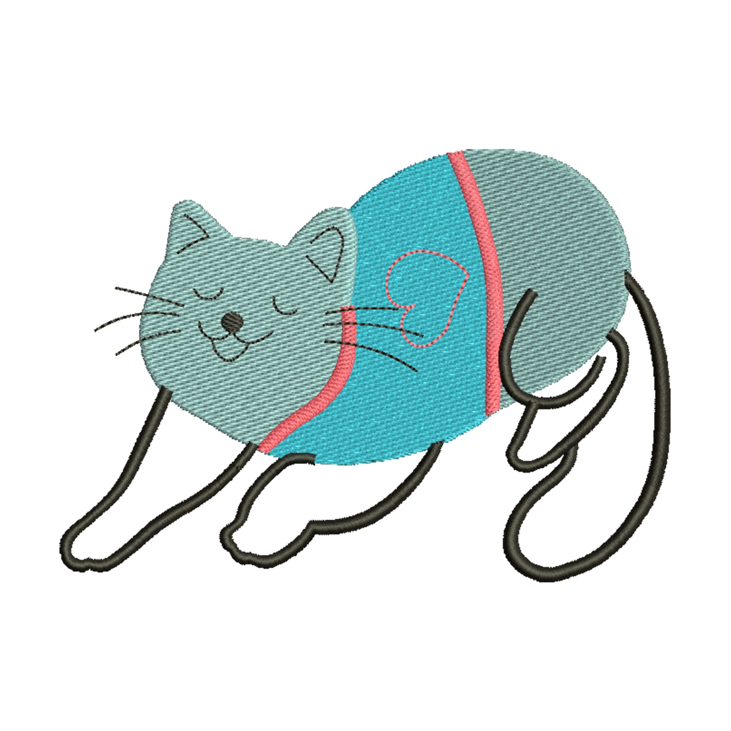 Cat machine embroidery designs - 140056