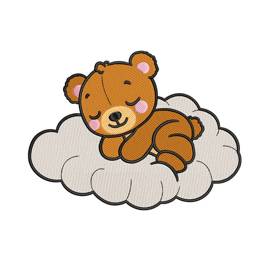 Baby bear embroidery designs for machine - 14042401