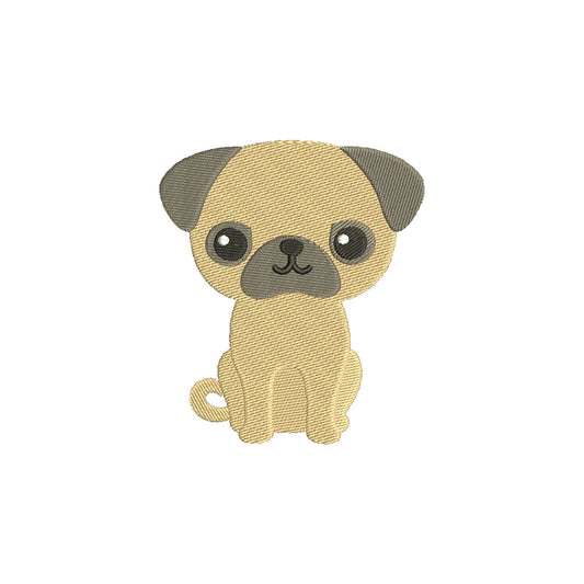 Kawaii Dog digital embroidery files - 150025