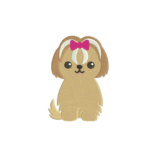 Digital embroidery designs kawaii dog - 150029