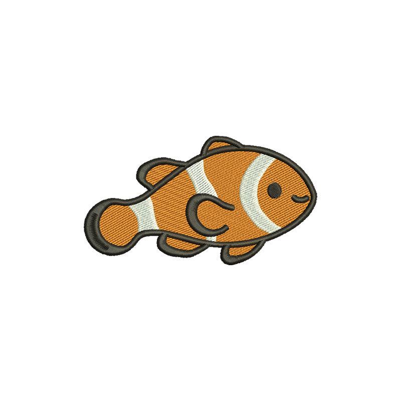 Clownfish machine embroidery designs - 160001