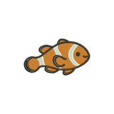 Clownfish machine embroidery designs - 160001