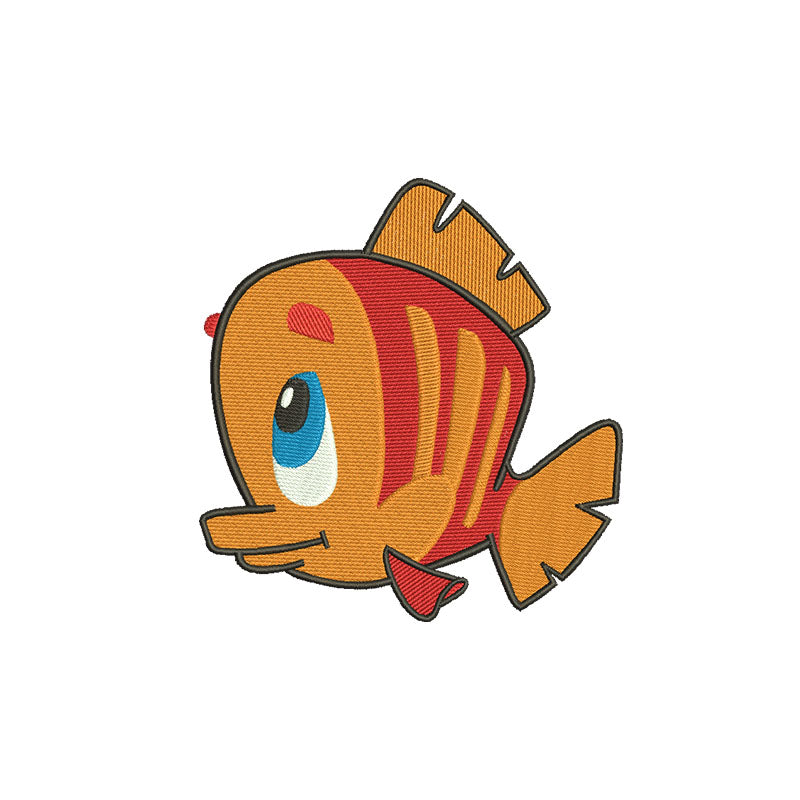 Fish machine embroidery designs - 160011