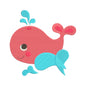 Whale machine embroidery designs - 160013