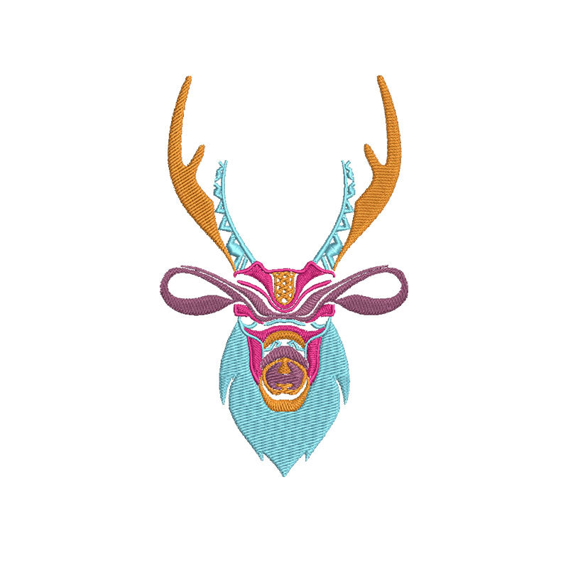 Deer machine embroidery designs - 170003