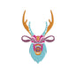 Deer machine embroidery designs - 170003