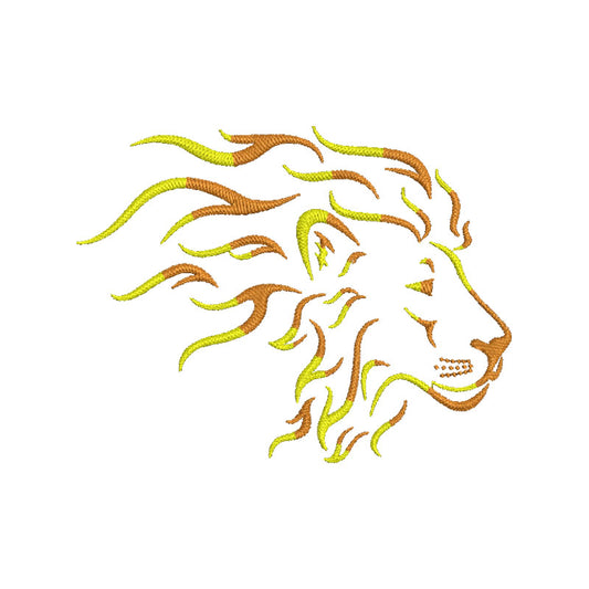 Lion machine embroidery designs - 170006
