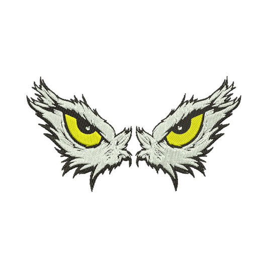 Eagle eyes machine embroidery designs - 170010