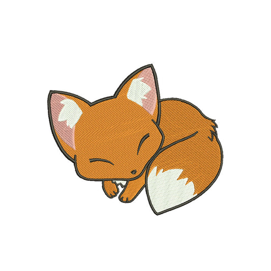 Fox machine embroidery designs - 170046