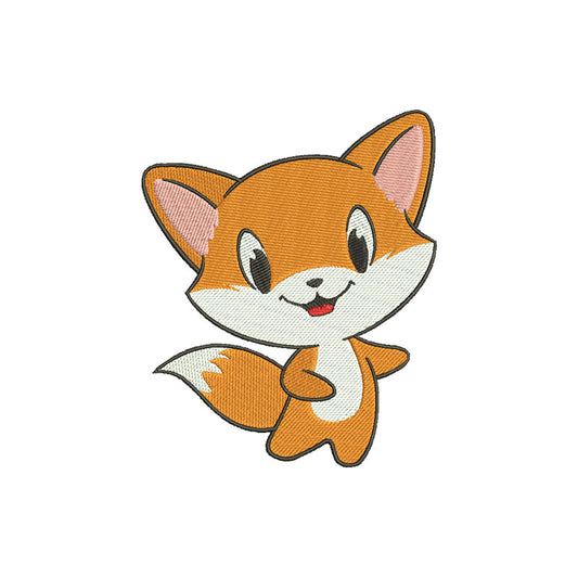 Fox machine embroidery designs - 170047