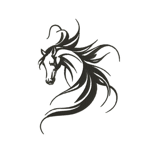 Horse machine embroidery designs - 170053