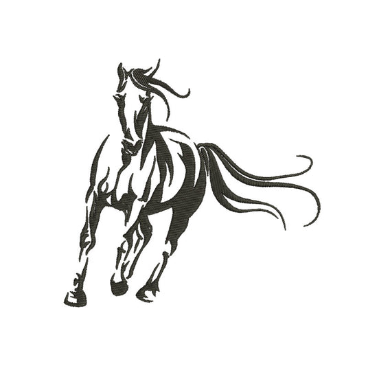 Horse machine embroidery designs - 170054