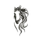 Horse embroidery designs for machine silhouette - 170055